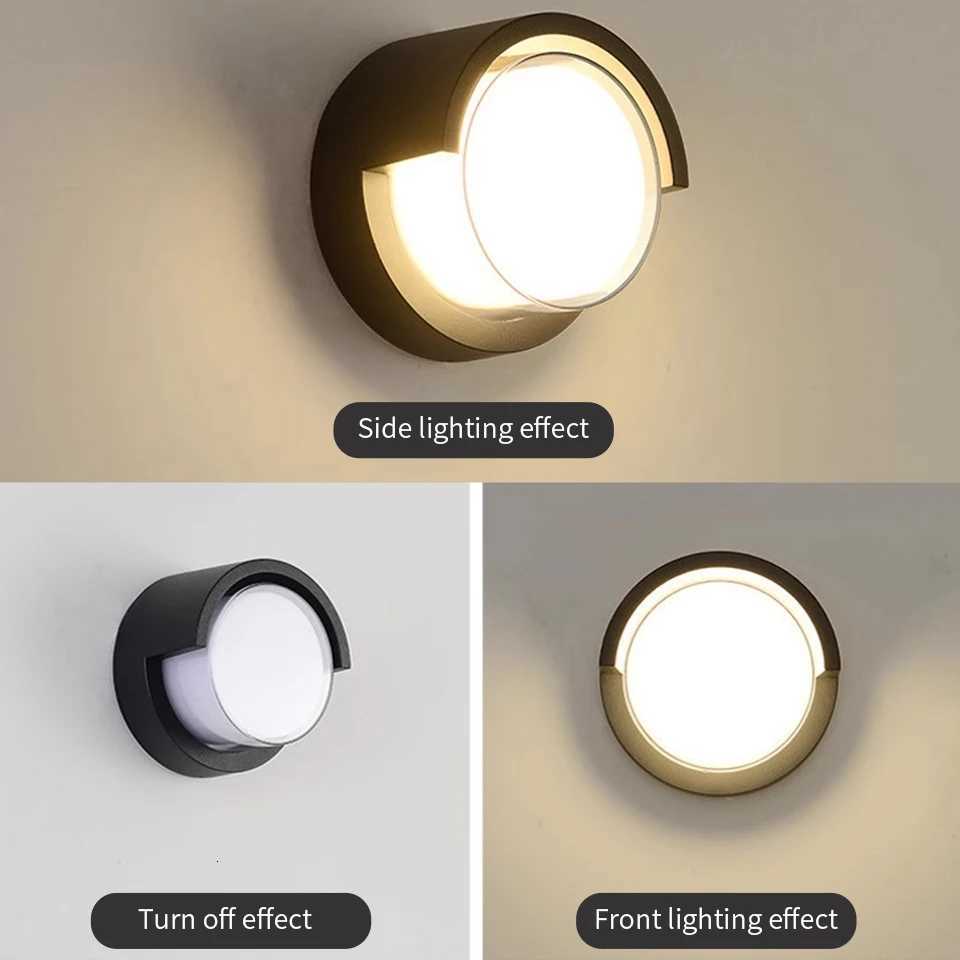 LED Smart Motion Sensor Emergency Automatic Lighting AC85-265V 6W12W wall lamp Outdoor/Indoor for Corridors balconies Bedroom M251126