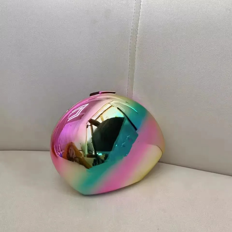Metal Shell Shape Clutch Bag Smooth Mirror Surface Womens Evening Party Purse Handbag Silver Gold Cute Wholesale 250425