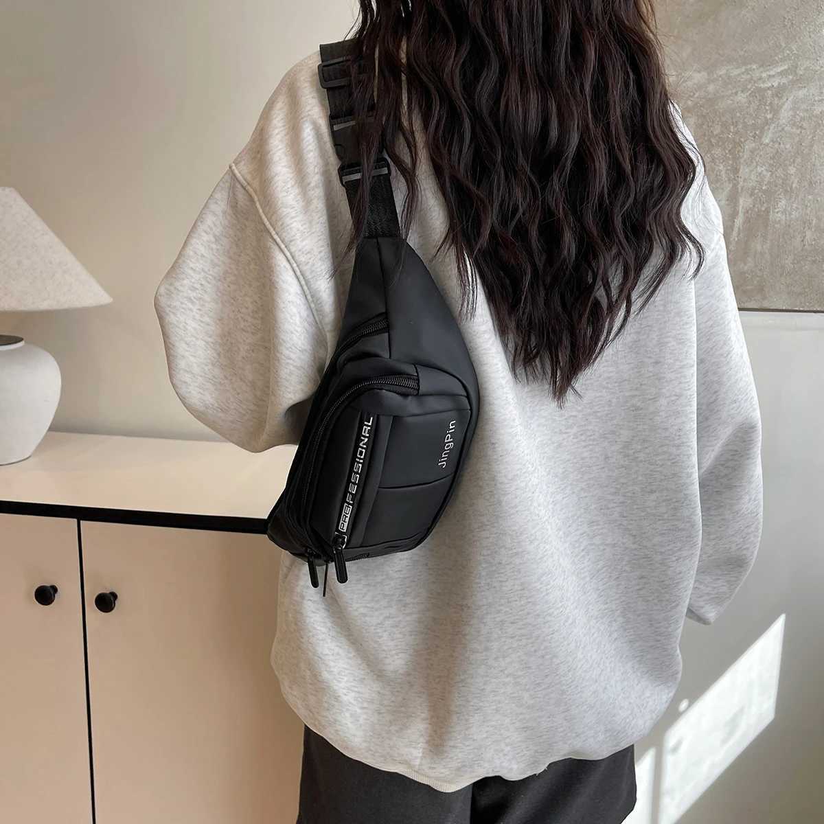 Fanny Pack Small Crossbody Bags Waist Bag Pockets Sling Chest Bag Travel Sport Shoulder Pack Messenger Bags Purse Belt BagT251126