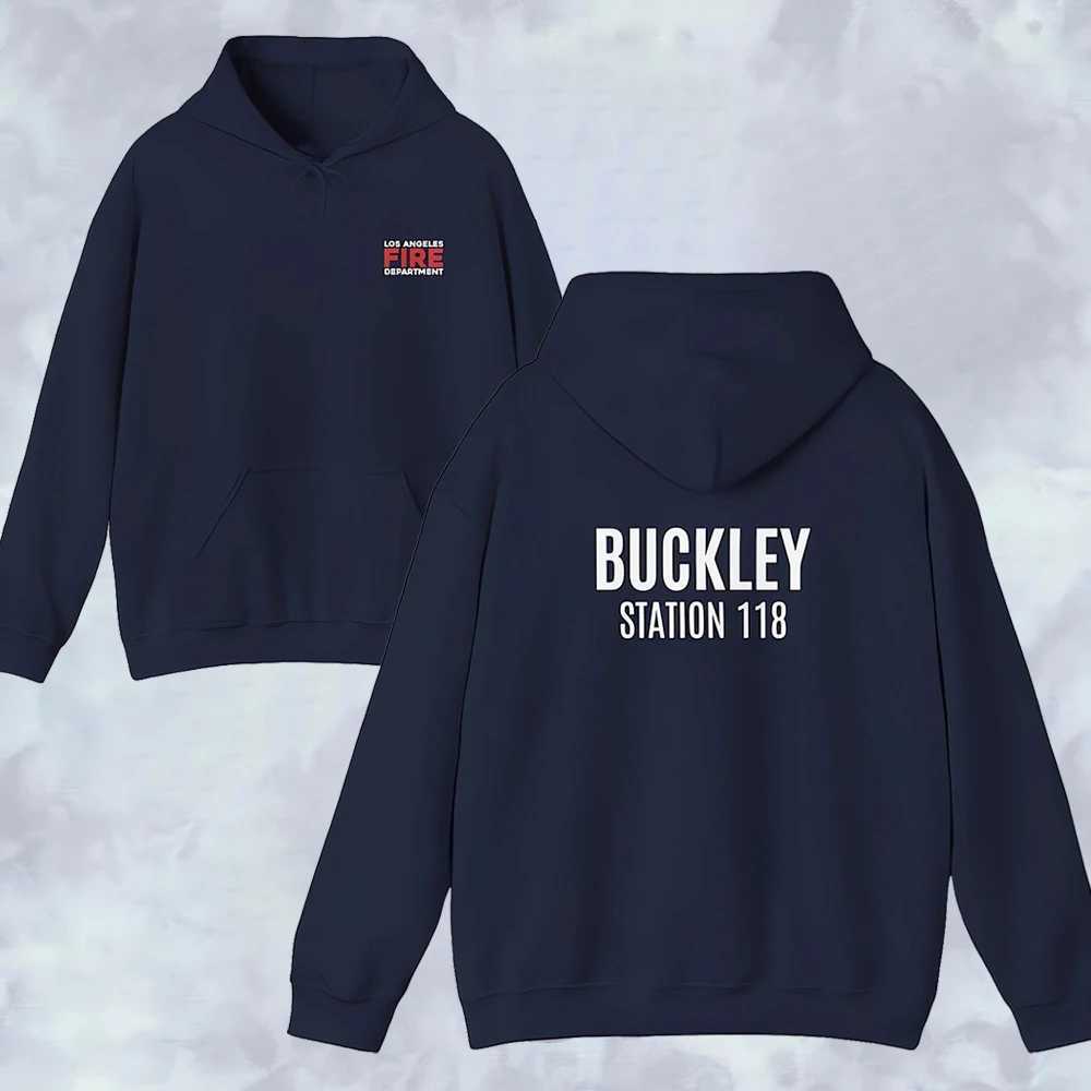 9-1-1 TV Show LAFD Hoodie Evan Buckley Eddie Diaz Bobby Nash Hen Wilson Han Shirt Firefighter Tv Show Merch Trendy Halloween Top J251136