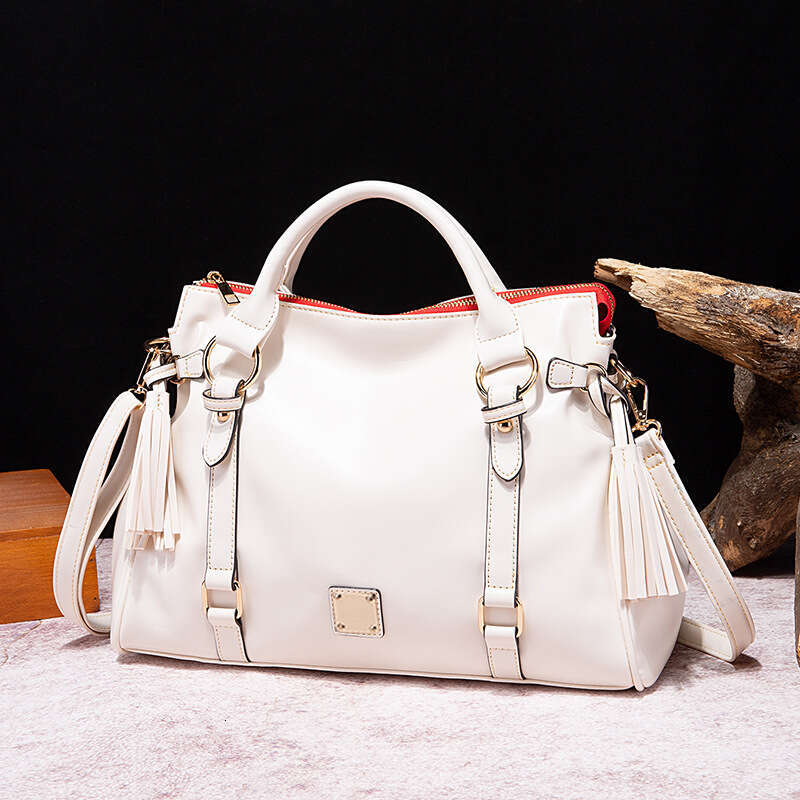 European and American retro shou factory soft feel handbag shoulder crossbody commuting women's bag pg87 large multi-color 2025 new style tempera