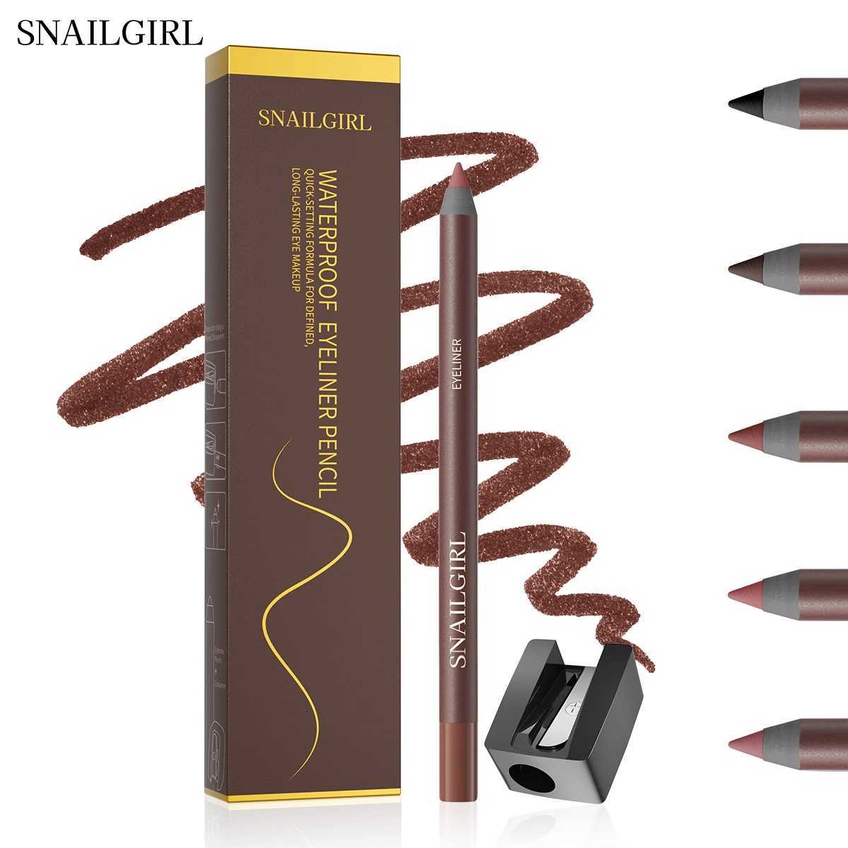 Eyeliner Pen Waterproof And Sweatproof Long Lasting Smudge ProofHard Refill Eyebrow PencilT251126