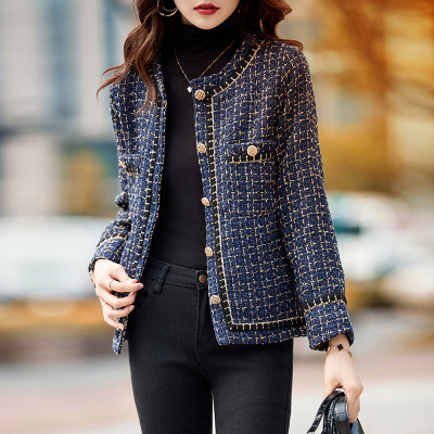 2Pcs Fashion Chic Elegant Blazer French Style Light Luxury Socialite Lady High-end Coat Long Sleeve Autumn Winter Fashion New Women's Tweed Desig