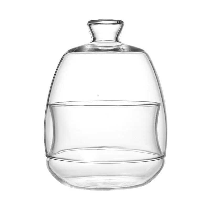JMY - High borosilicate glass airtight jar with lid sugar container tea caddy coffee shop storage container high temperature Y251126