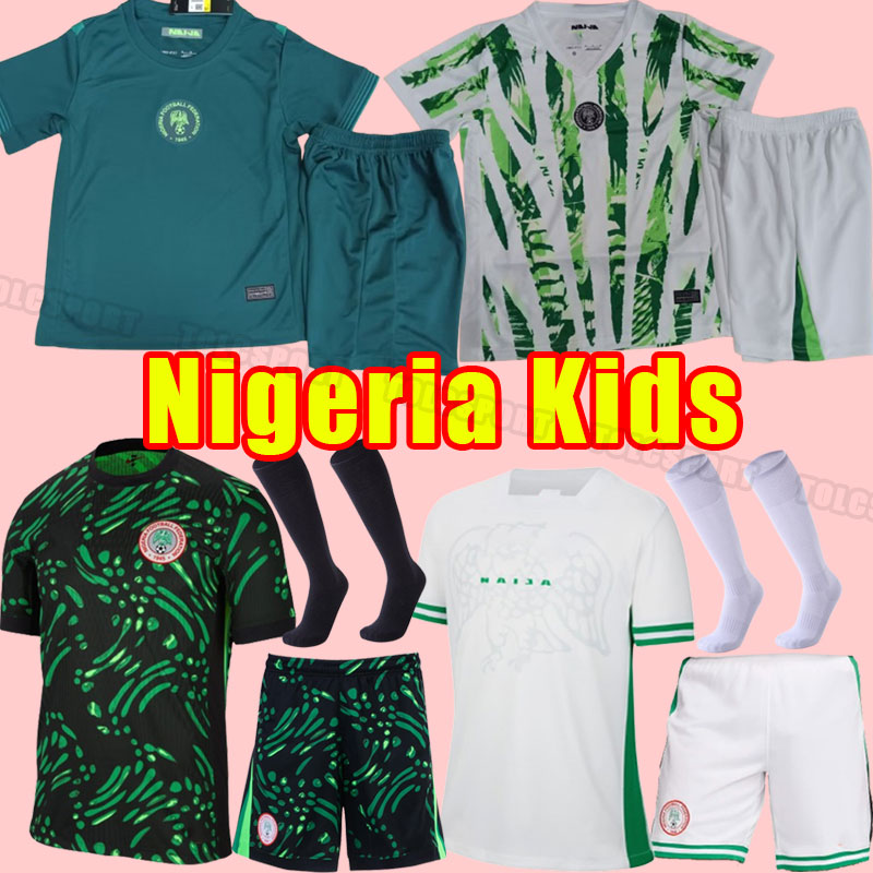25 26 OKOCHA Soccer jerseys 2024 2025 jerseys maillot de foot Okechukwu IGHALO AHMED MUSA Ndidi MIKEL IHEANACHO Football shirts Nigeria away men men kids