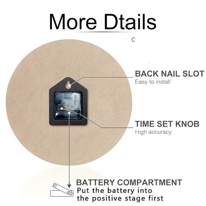 Billiard Ball Design Silent Acrylic Wall Clock - Modern Home Decor for Living Room Bedroom Kitchen Office - Unique Gift for V C251126