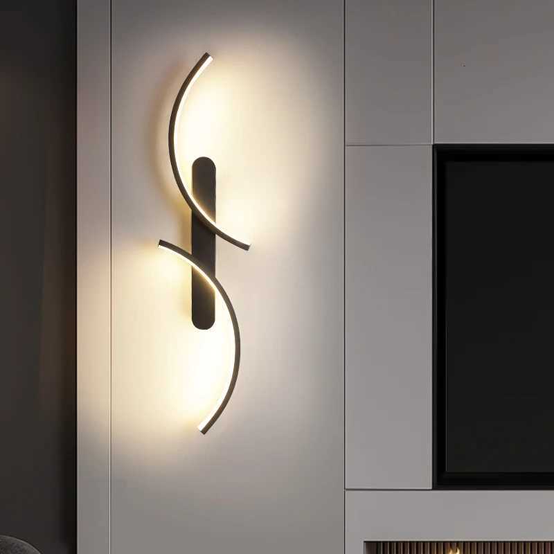 Wall Lamp LED C Shape Minimalist Wall Sconce Modern Simple for Home Decor Perfect Lighting Living Room Bedroom Hallway Office M251126