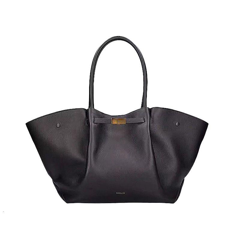 2025 New Designer Wing Bag With High-end Feel New York Bag Made Of Genuine Leather Large Capacity Tote European And American Portable Briefcase