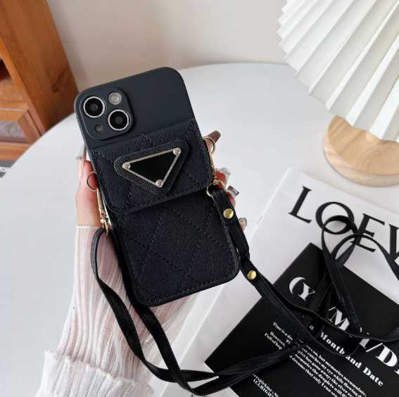 Luxury Crossbody Zero Wallet Phone Case for 17/16/14/15/xsmax Full Coverage Card Holder with 8 Precise Holes C251126