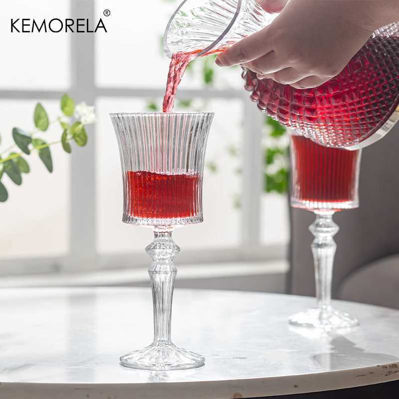 Creativity Transparent Cocktail Goblet Wine Champagne Decorative Party Bar Water Juice Wine Glass Goblet 150ML Coffee Milk Cup C251126