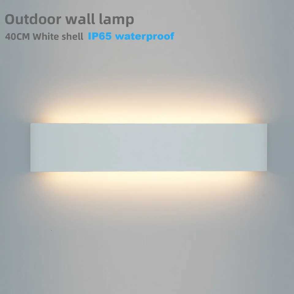 Modern Wall Sconces HardwiredOutdoor IP65 Glow Up and Down LED Wall Light Wall Mount Lights for Living Room Hallway Bedroom M251126