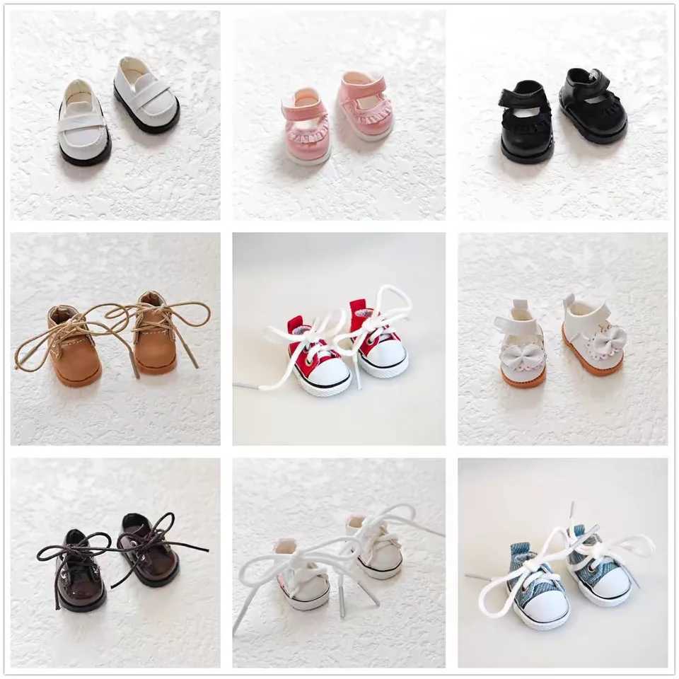 Labubu casual shoes and princess shoes leather series - Versatile shoes for 17cm vinyl dolls stylish designT250425