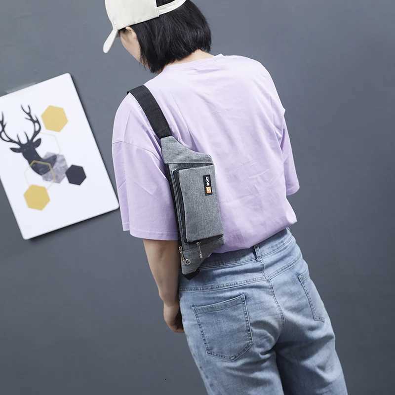 Waist Bag Pack Purse Casual Large Phone Belt Bag Pouch Womens Canvas Travel Phone Bag Fanny Outdoor Fashion Men Shoulder BeltT251126