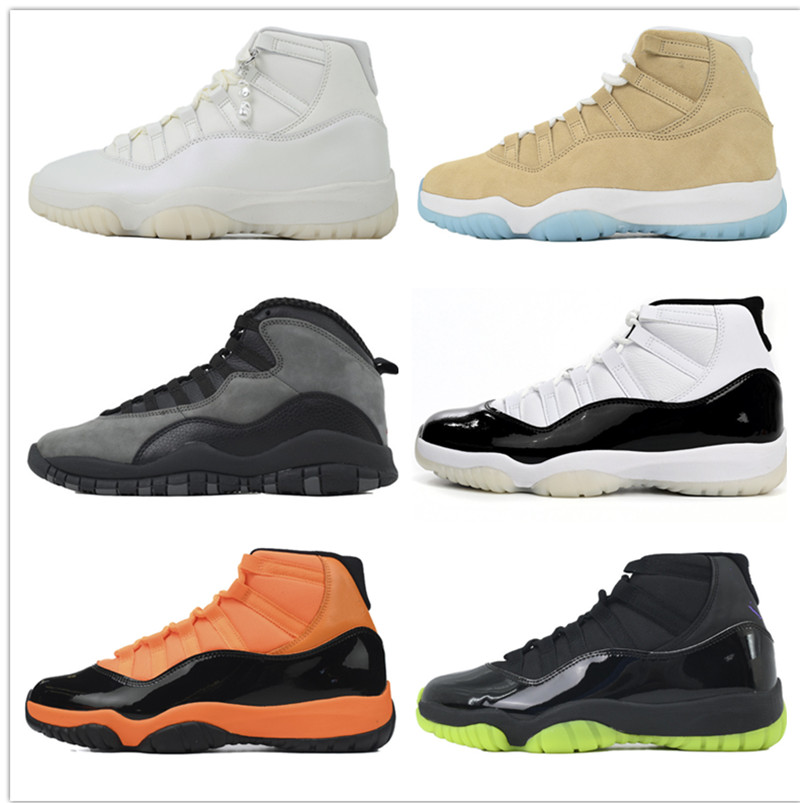11s Running Shoes H-Town Grand Finale Black Orange Snakeskin Cement Grey Pink Gamma Blue Men Women Shoes Slides Women Mens Sneakers Trainer Big Size US13