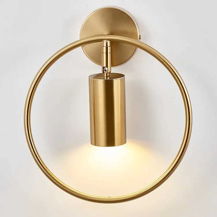 Modern Led Wall Lamp Nordic Lighting Fixture Living Bedroom Bedside Sconces Minimalist Living Dining Room Spotlight Gold Lights M251126