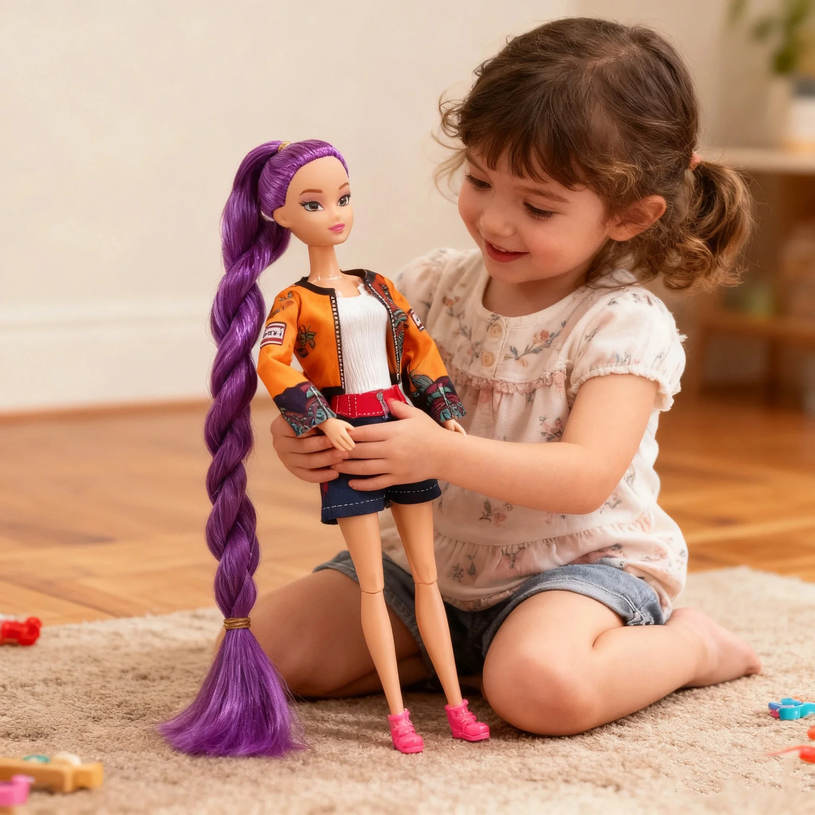 Kpop Demon Hunters Anime Merchandise Rumi Mira Zoyi Character Figurine Birthday Gift Fan Club Gifts 11 Joints Are Movable 251028