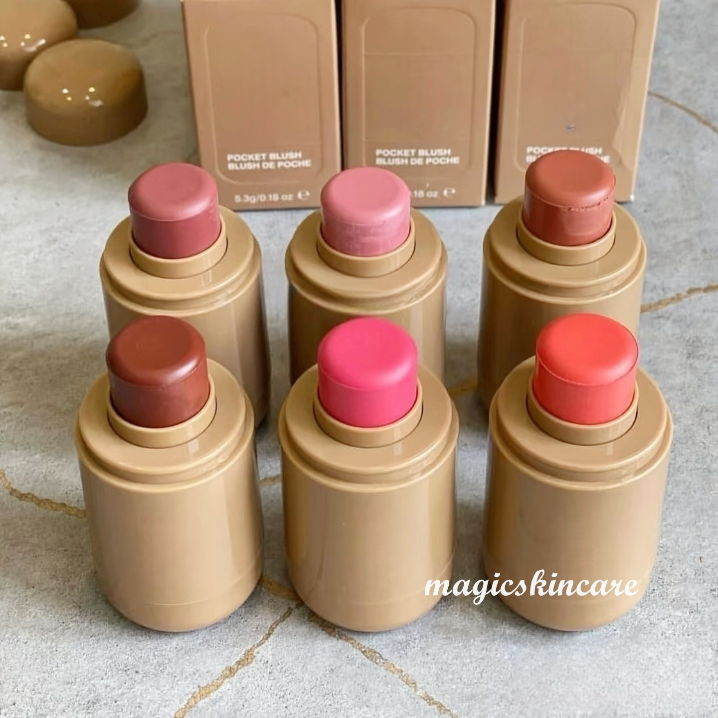 9 Colors Brand Blush Makeup 5.3g 0.18oz Plum/Juice/Toasted teddy/Piggy/Freckle Easy to Ware Pocket Blush Cosmetic Free Ship