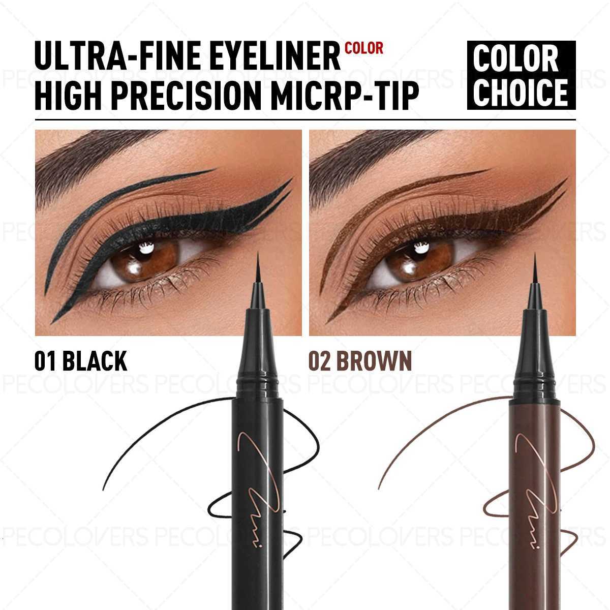 1PC 001mm Ultra-fine Liquid Eyeliner Waterproof and Sweatproof Quick-drying Liquid Eyebrow Pencil Suitable for Daily MakeupT251126