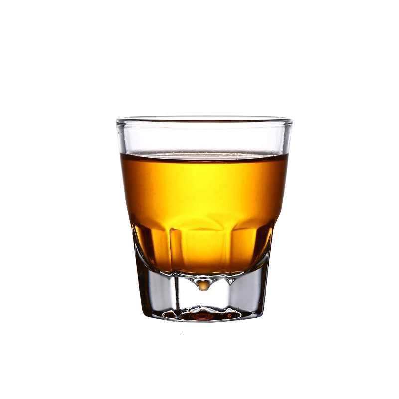145ml Wine Glass Drinking Whiskey Cups Thick Bottom Spirits Cups Wine Tumblers Beer Mugs Tequila Spirit Glass Aesthetic Bottle C251126