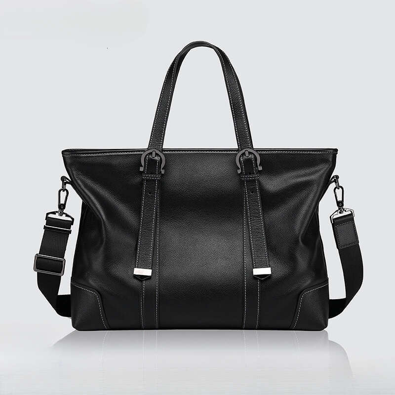 Luxury Bags Designer Schwarzkopf Business Totes Leather Top Handle Bags Casual Briefcase Men's One Shoulder Cross Body Bag