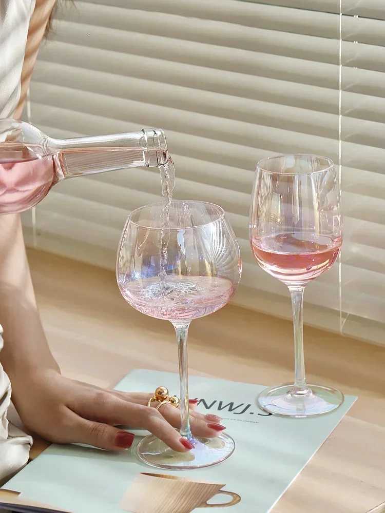 Dream Dazzling Crystal Glass Goblet Red Wine Cup Champagne Glass Set Home Premium Wine Glass Crystal Colorful Cup C251126