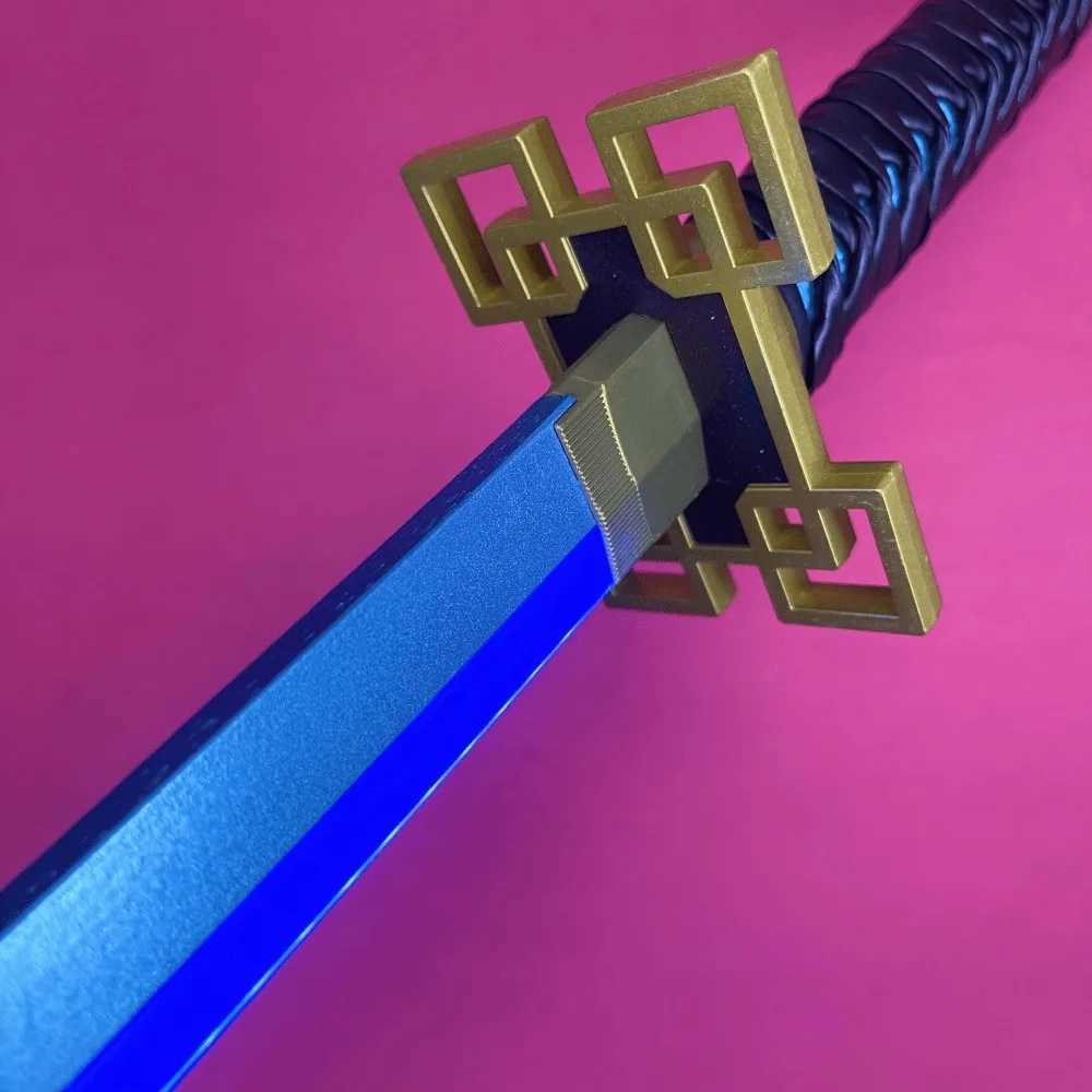 40inch Tokito Muichiro Luminous Katana Led Light Anime Cosplay Prop Demon Slayer Sword Real Size Japanese Katana Samurai Sabre L251125