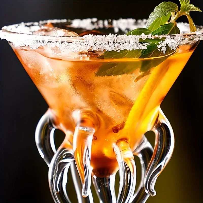 Octopus Cocktail Glass Jellyfish Martini Cup Creative Beverage Bar Tool Bar Party Whiskey Glass Christmas Gift Wine Glasses C251126