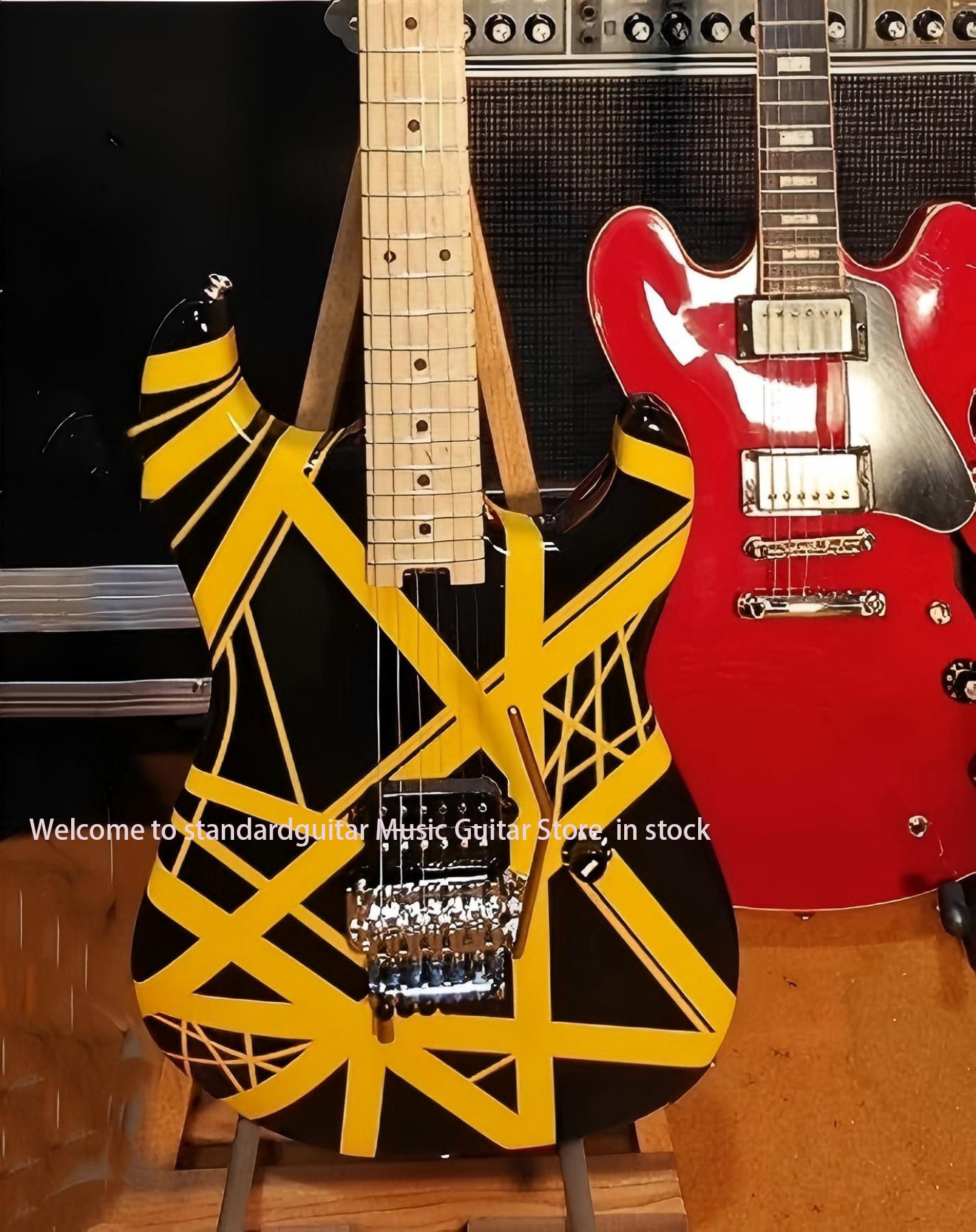 Hot Stripe Series Bumble Bee Hot2016 - Black Yellow Stripes Electric Guitar