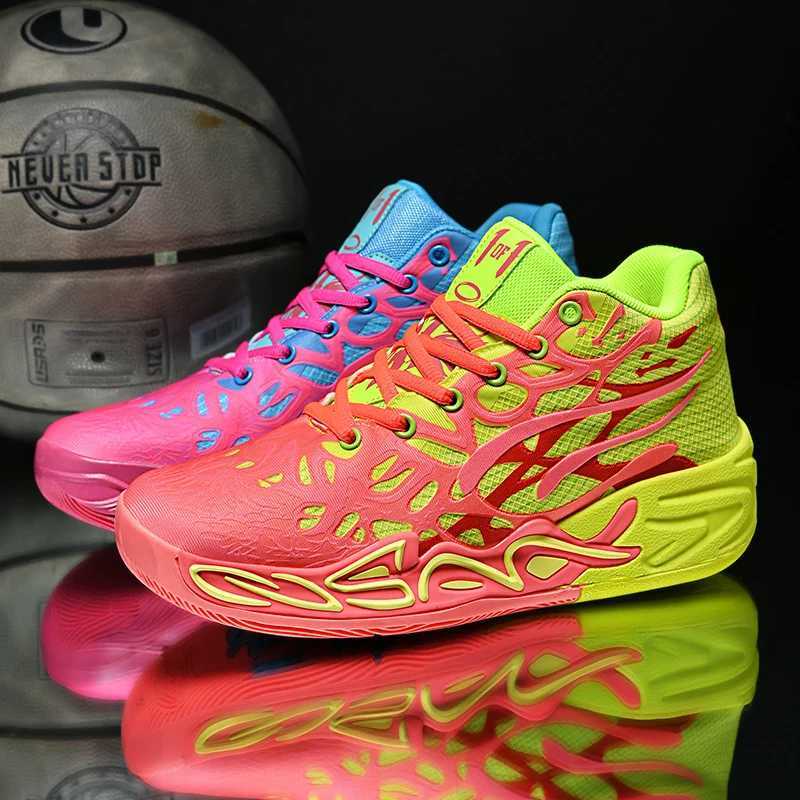 Mens basketball shoes for on-site training high top comfortable anti slip sports shoes luxurious lace flat sports shoes Z250425