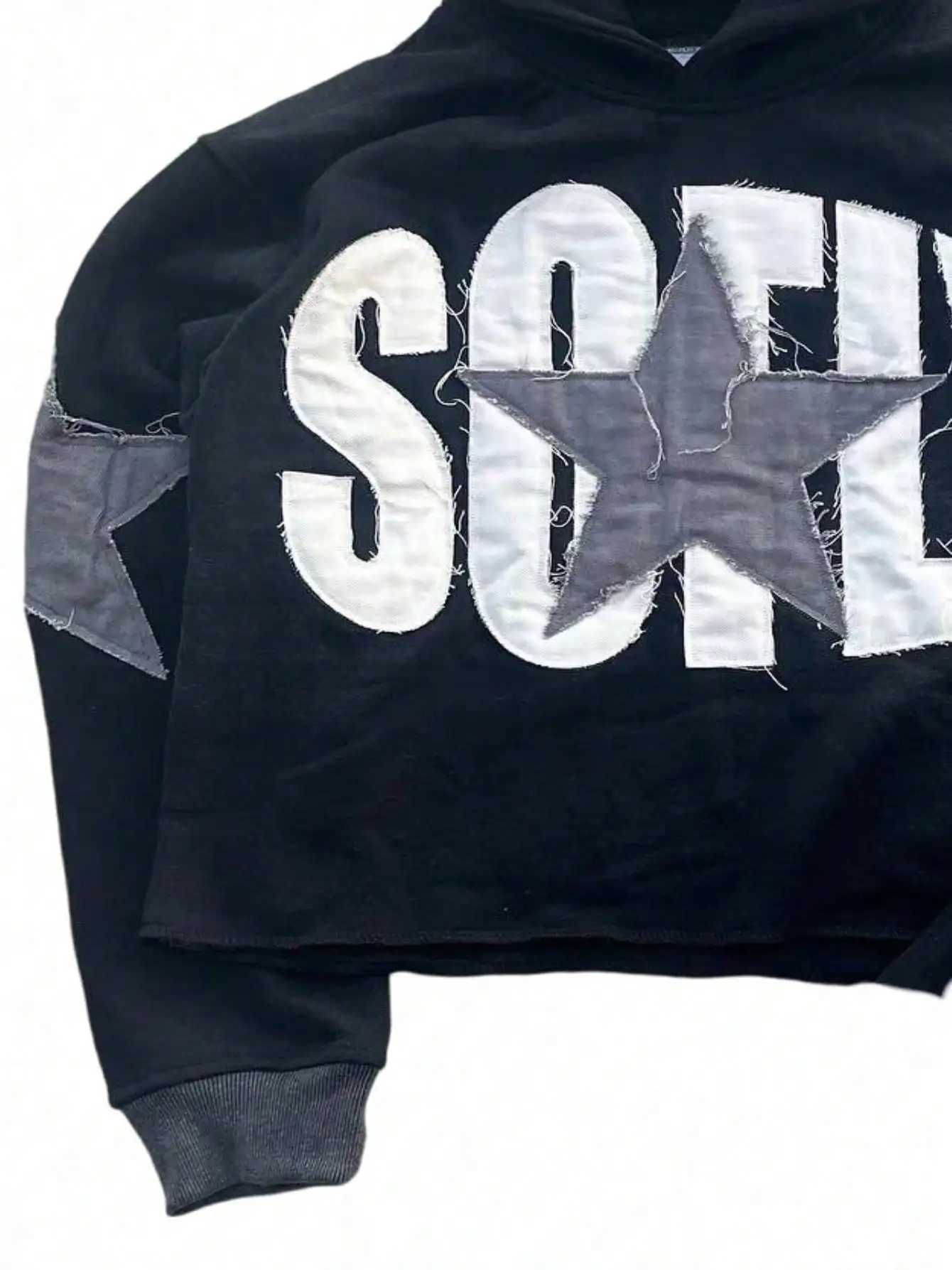 Vintage Monogram Hoodies for Men Street Hip-hop Style Blue Hoodie Y2K Cute Fall Jacket Unisex J251136