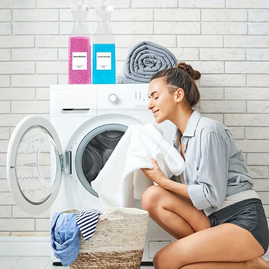 2/ 3 Pack 54 OZ Liquid Laundry Detergent Dispenser Plastic Laundry Detergent Container for Organizing Fabric Softener Y251126