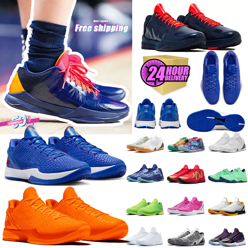 Designer Mamba NEW Basketball Fashion Mambas 8 Eybl Protro 6 Reverse Grinch What The Purple Mambacita 5 X-Ray Mens Women Sneakers Trainers Outdoor Shoes Kobeshoes