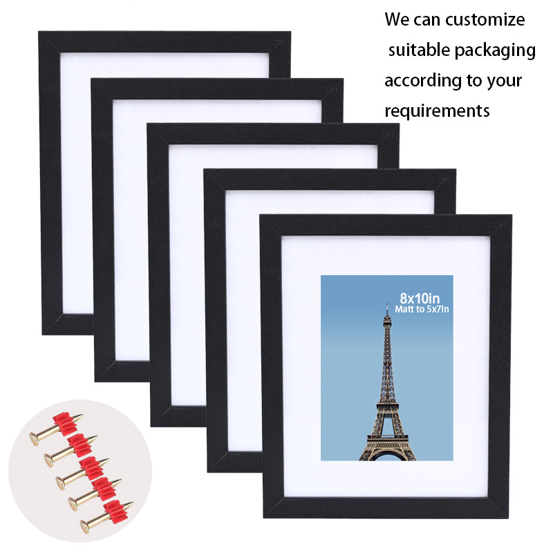 Wooden transparent DIY commemorative combination picture frame decoration gift photo wall H260306