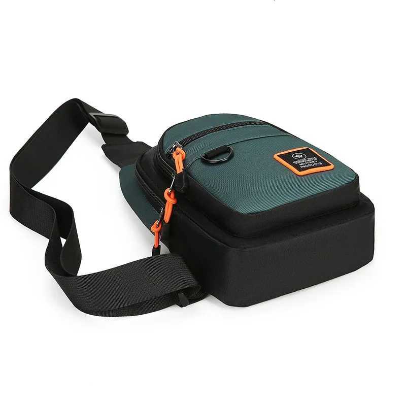 Fashion Mens Chest Bag Handbag Lightweight Oxford Fabric Crossbody Shoulder Bag Stylish Casual Waist Packs Male Chest BagT251126