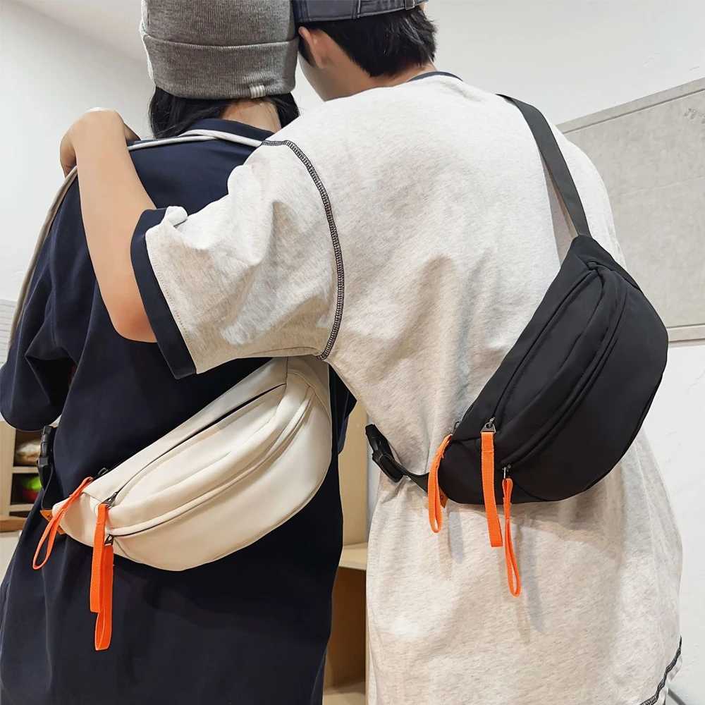 Water Repellent Fanny Pack Crossbody Chest Waist Bag with Zipper Pouch Adjustable Strap for Travel Running Hiking CyclingT251126