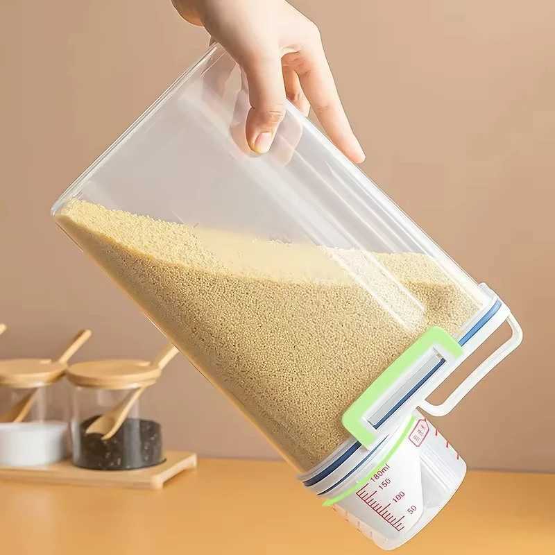 1pcs or 3pcs Moisture-proof Grain Jar Rice Jar Grain Storage Box Pet Food Bucket Storage Jar Sealed Bucket Filled Rice Bucket Y251126