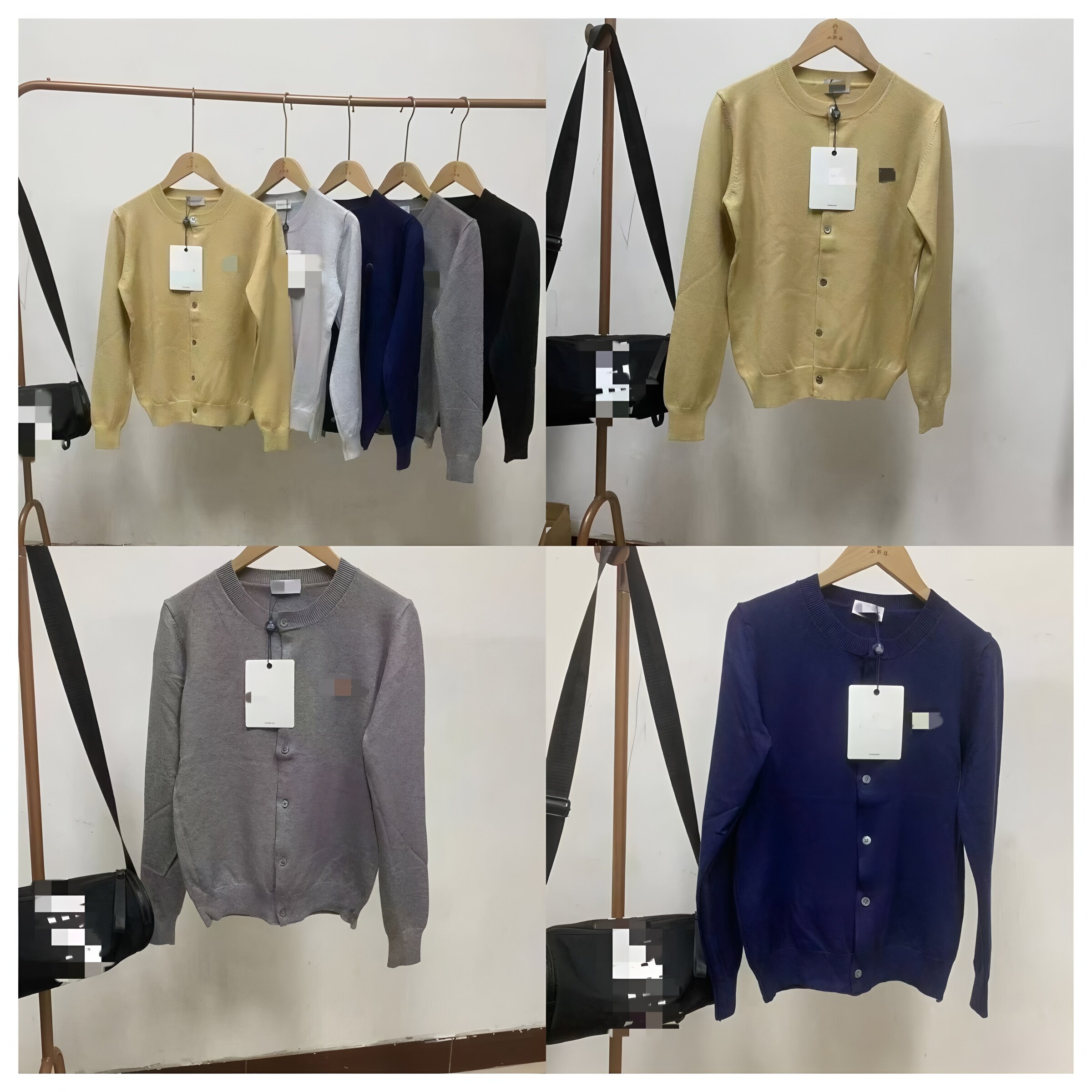 M Cardigan Wool Des… - image