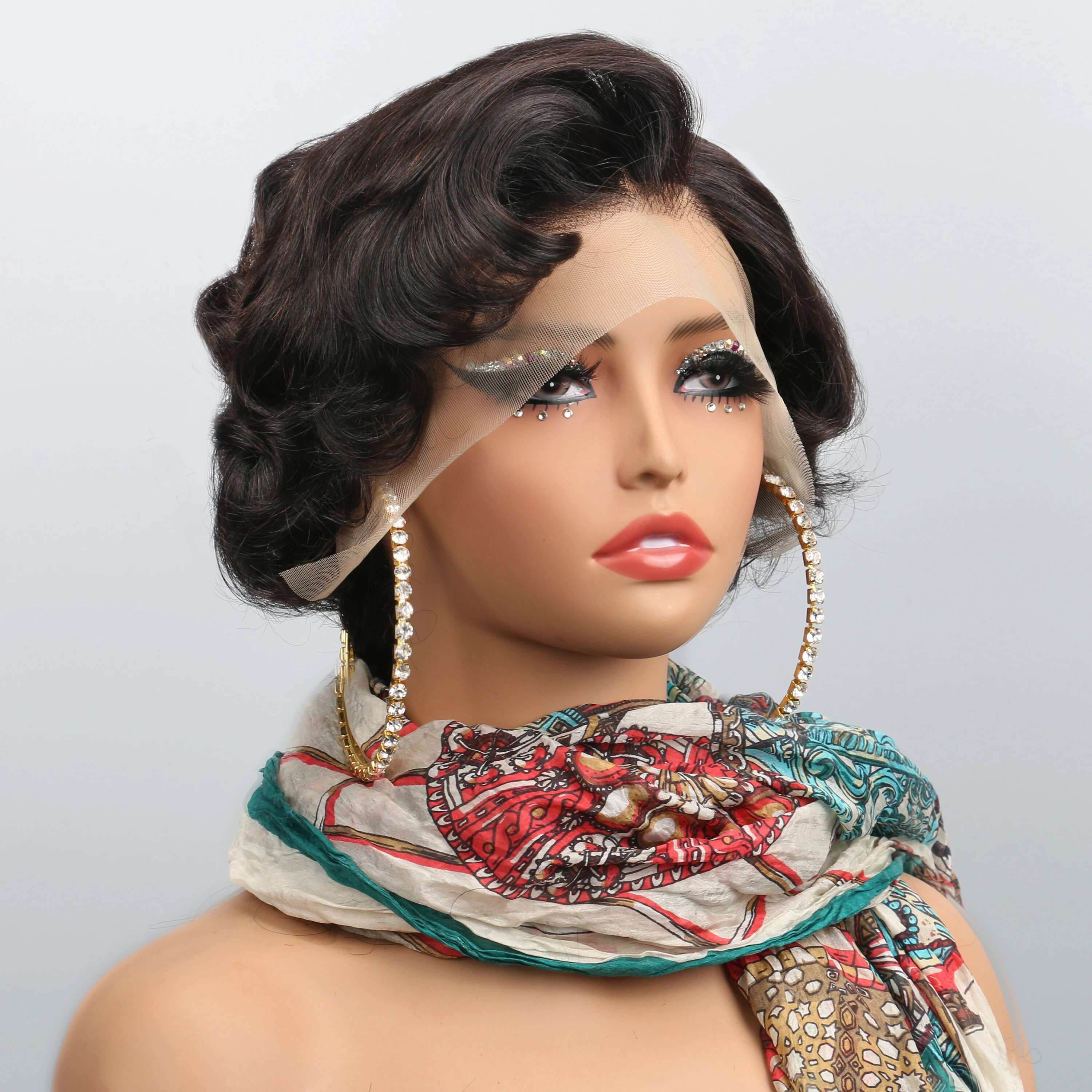 Wigs Human 13X4 Short Pixie Cut Lace Front For Women Transparent Frontal Wig Pre Plucked With Baby Hair