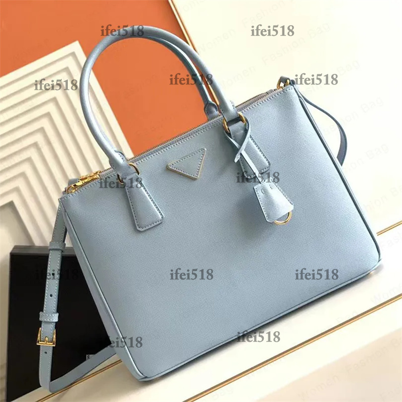 p bag 10A Mirror Quality Designer Saffiano Tote Handbag Women Shoulder Crossbody Bag Spriano Leahter Black Bags b09