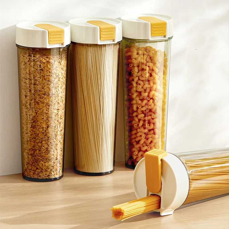 Kitchen Noodle Spaghetti Container Sealed Pasta Storage Box Quantitative 120g Food Keep Fresh Box Refrigerator Organizer Y251126