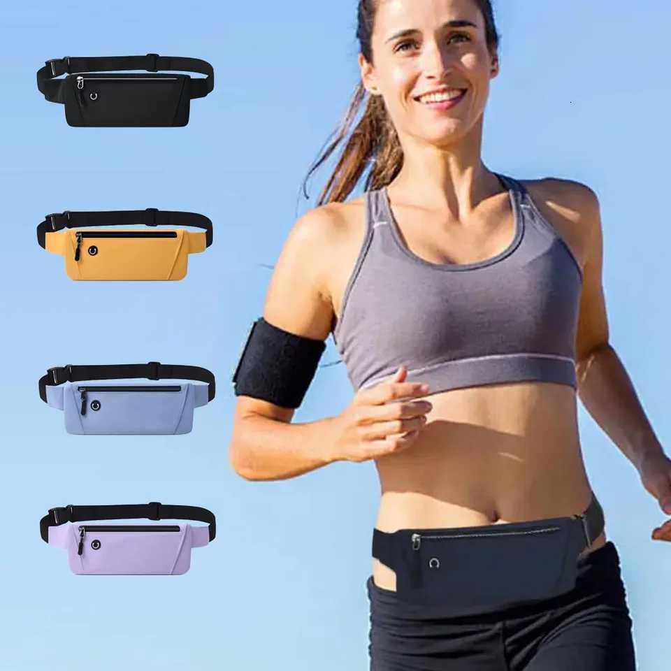A ultra-thin running waist bag sports phone storage waist bag - perfect for outdoor running cycling jogging unisexT251126