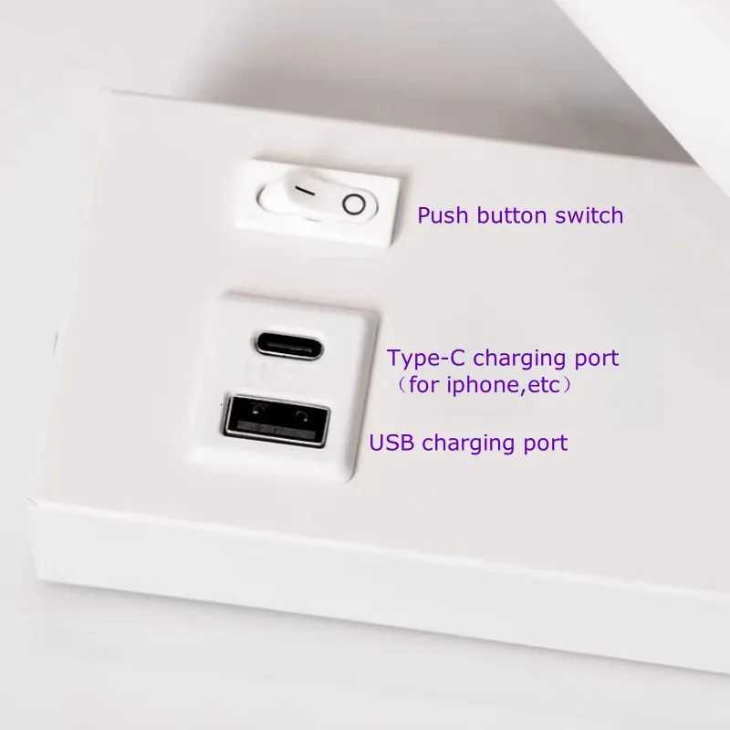 USB Charging Type-C Rotating Surface Mounted Reading Wall Light Lamp LED 5W Spot Downlight Ceiling Bedroom Hotel Study AC85-230V M251126