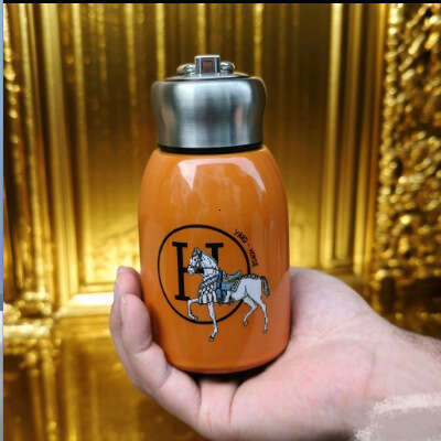 Creative 316 Stainless Steel Chubby Insulated High-Value Mini Simple Small Belly with Handle Ring Water Cup Light Luxury