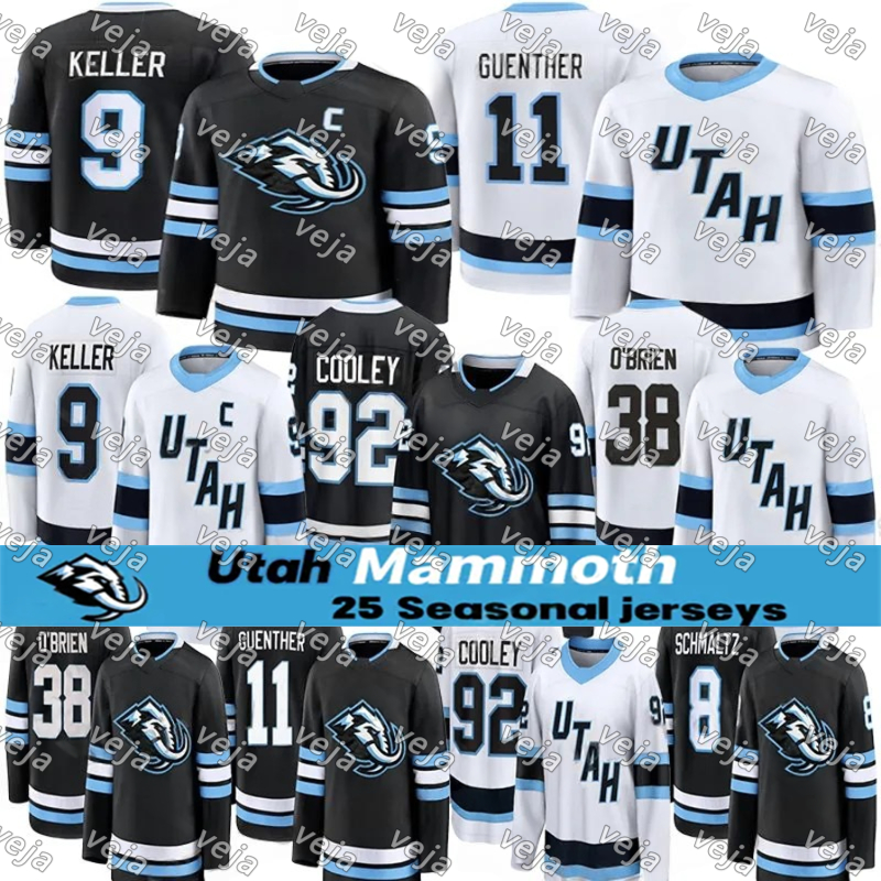 Utahs Mammoth jersey 25 26 Utahs Hockey Club jerseys #9 Clayton Keller Jersey #92 Logan Cooley Jersey #8 Nick Schmaltz Jersey men women youth Hockey Jerseys