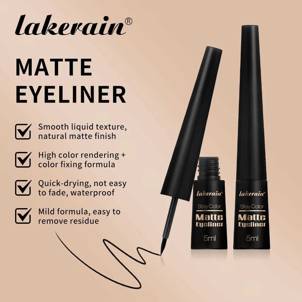 3Colors Matte Waterproof Liquid Eyeliner Pencil Sweatproof Quick Dry Easy To Wear High Pigment Brown Liquid Eyeliner Eye MakeupT251126