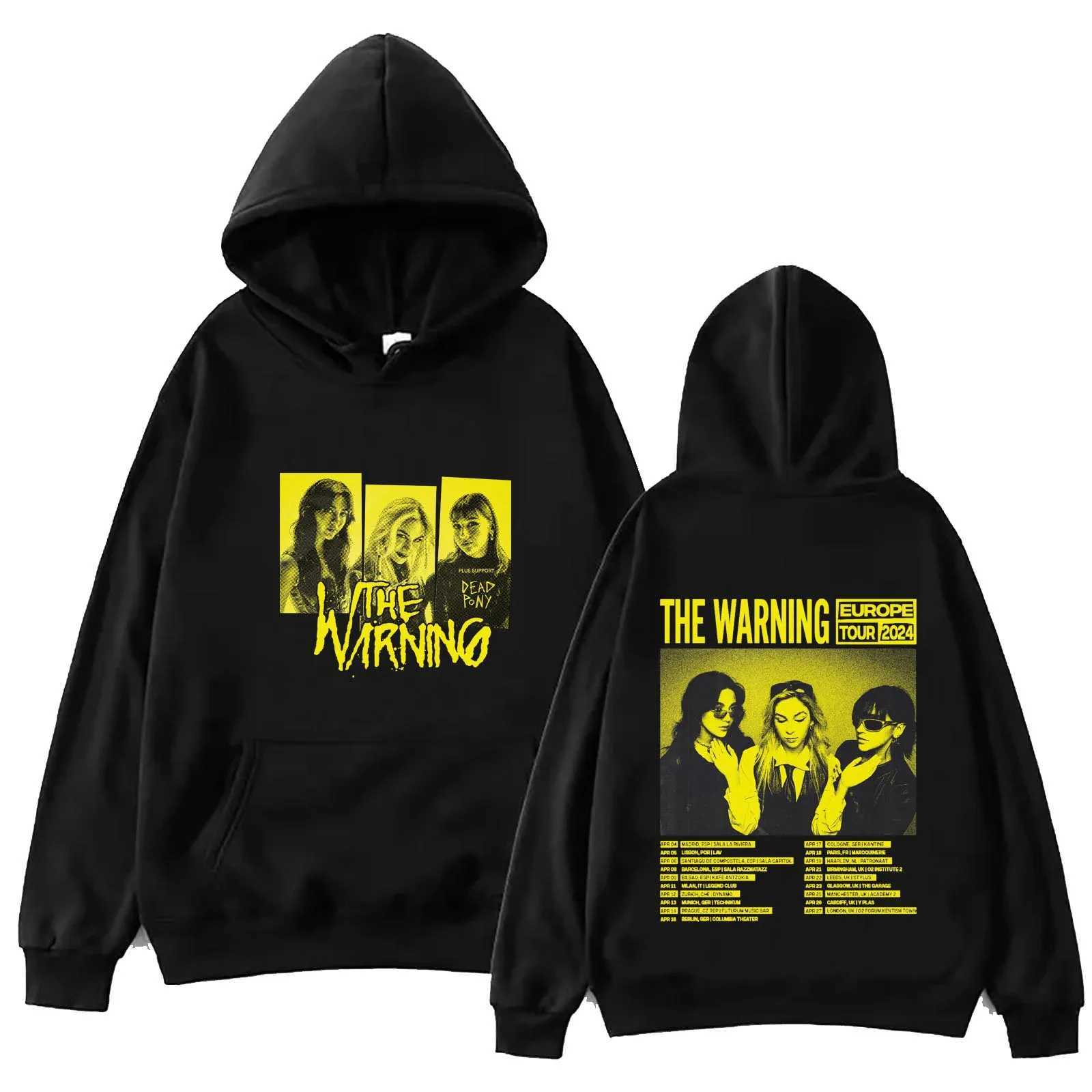 The Warning The Warning Tour 2024 Hoodie Music Fans Gift Tops Sweatshirt Unisex Casual Spring and Summer Regular Long Sleeve J251136