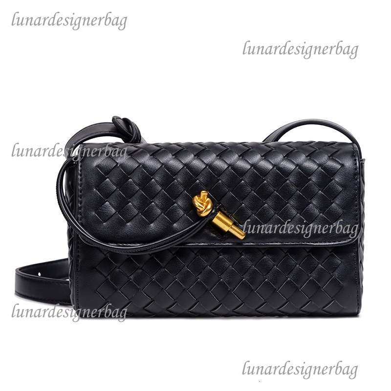 Luxury Brand Designer Bag Women's Bag Niche Design Mini Handwoven Bag Trendy Simple Horizontal Shoulder Bag Fashion Small Square Bag