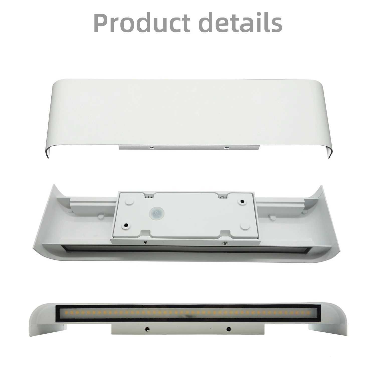 Modern Wall Sconces HardwiredOutdoor IP65 Glow Up and Down LED Wall Light Wall Mount Lights for Living Room Hallway Bedroom M251126