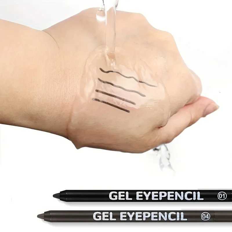 Matte Smooth Green Black Eyeliner Gel Pencil Fast-drying Waterproof Anti-sweat Lasting Eyeliner Pen Eye Beauty Makeup CosmeticsT251126