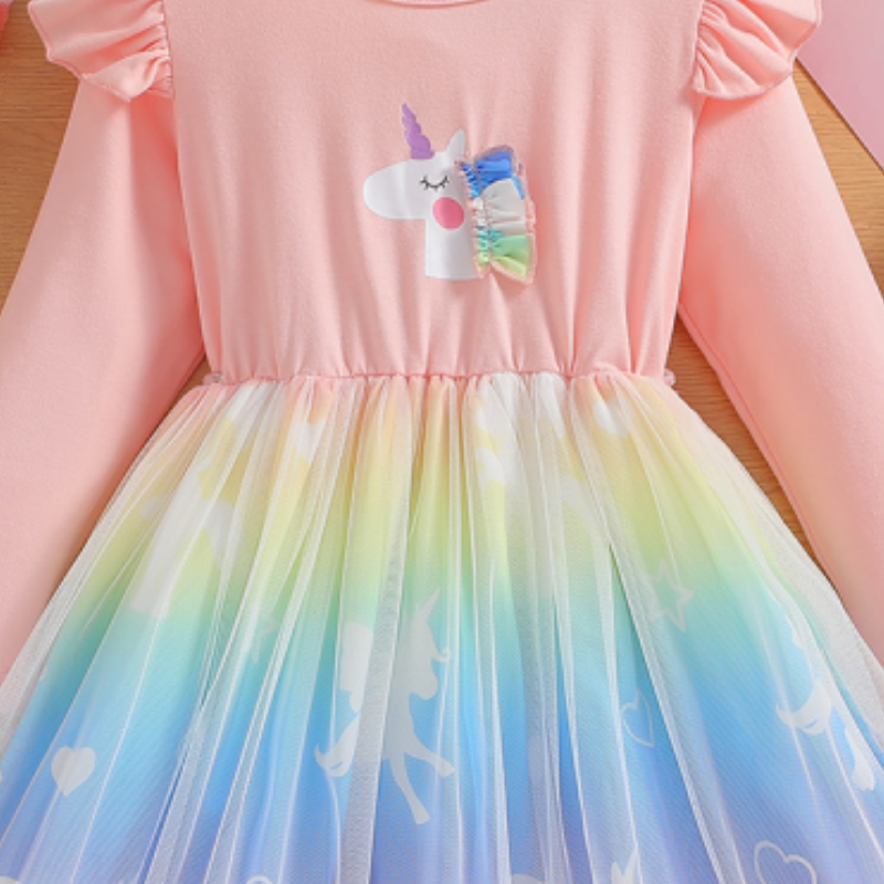 DISNEY Baby designer clothes Princess Skirt A-line Skirt Birthday Party Dress girls designer clothes ultra-fairy kids dress unicorn princess dress wit